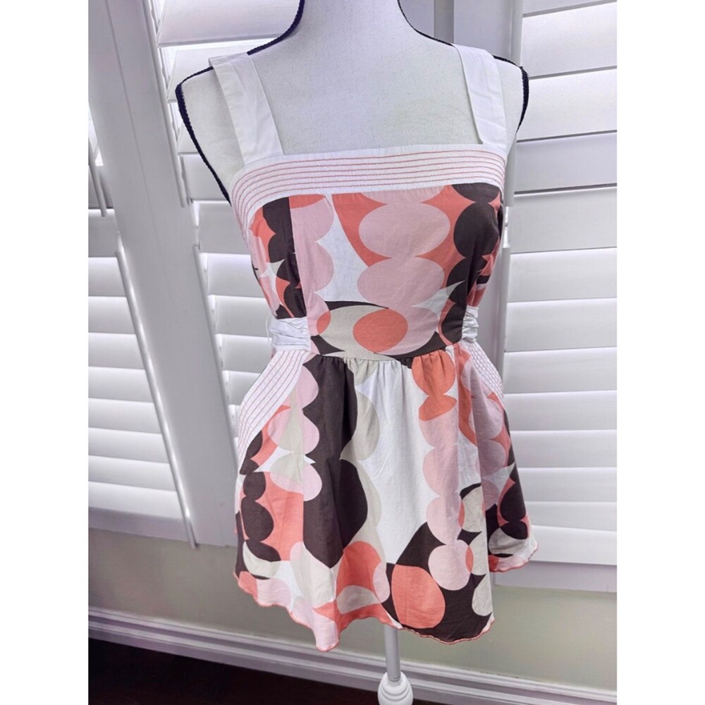Vintage Charlotte Russe Tank/Cami Top w/Waist Bow & 2 Pockets - Size M (A238)